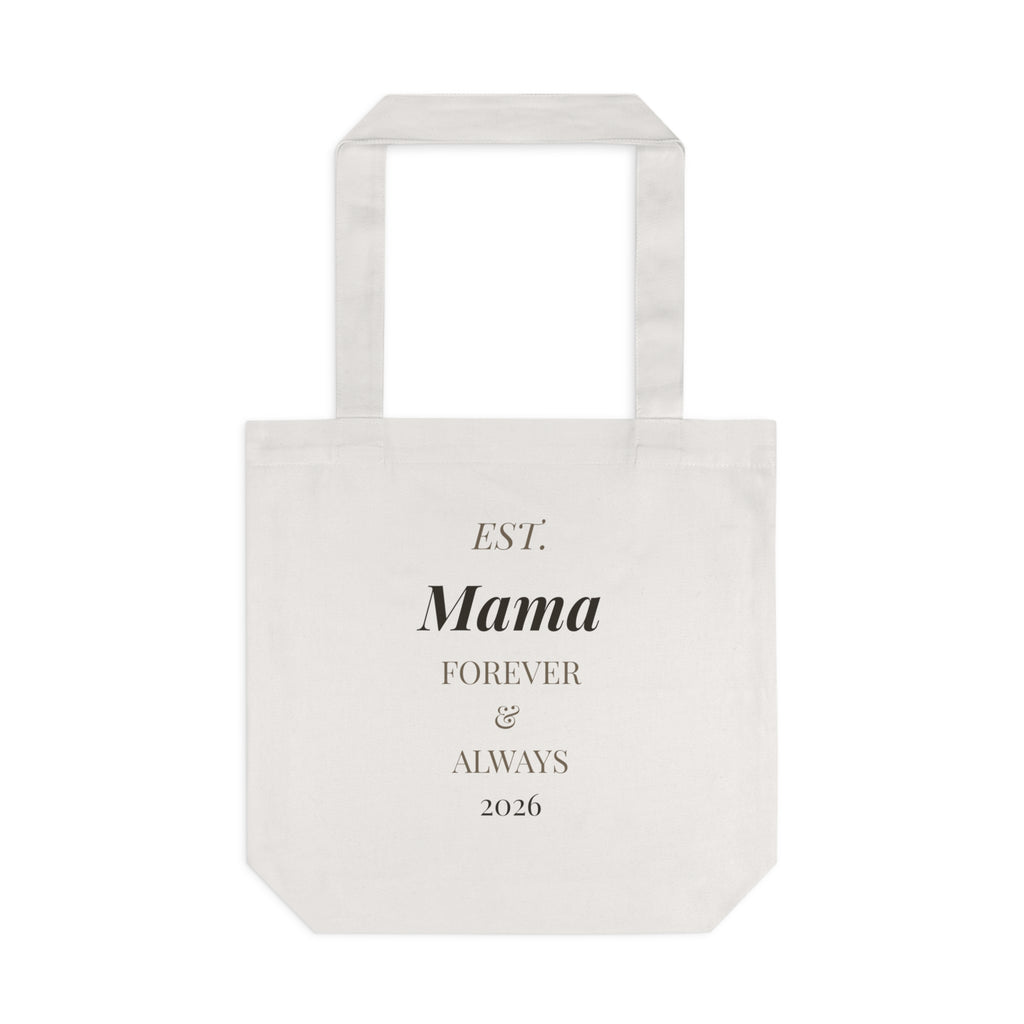 Mother's Day Gift Tote Bag – "Est. MAMA" & "Soft Power" Cotton Tote | Baseline Apparel