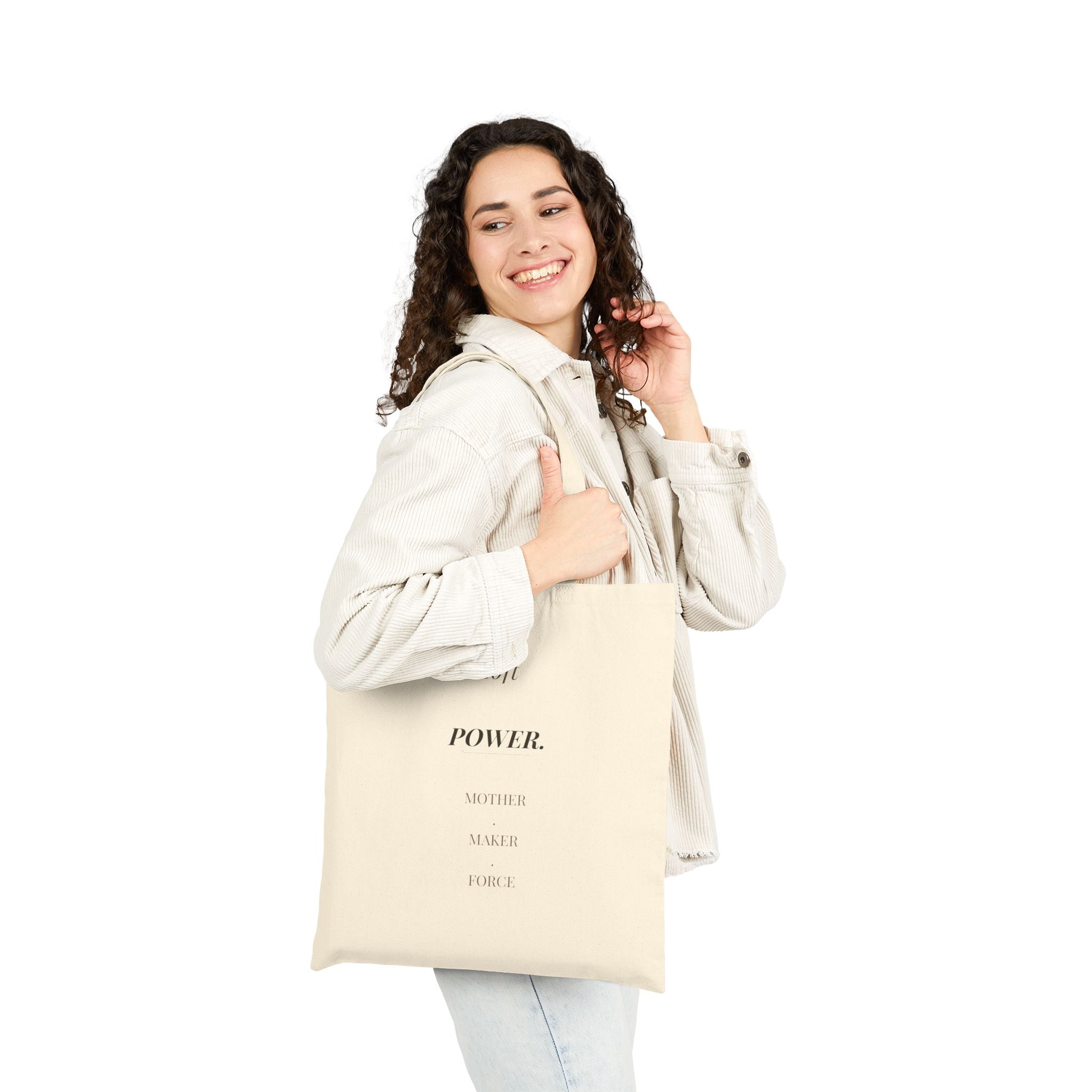 Mother's Day Heavy Canvas Tote – "Est. MAMA" & "Soft Power" | Baseline Apparel