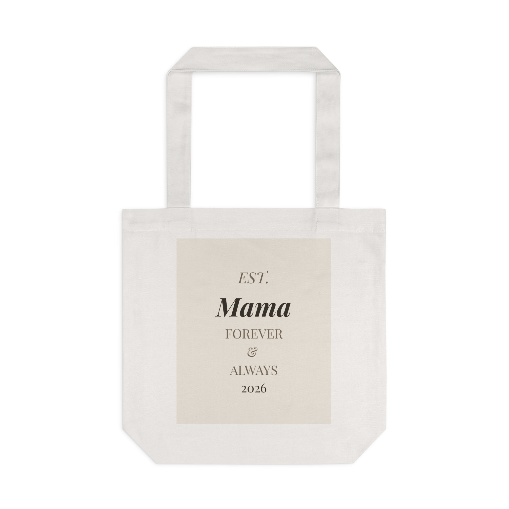 Mother's Day Tote Bag – "Est. MAMA" & "Soft Power" Cotton Tote | Baseline Apparel