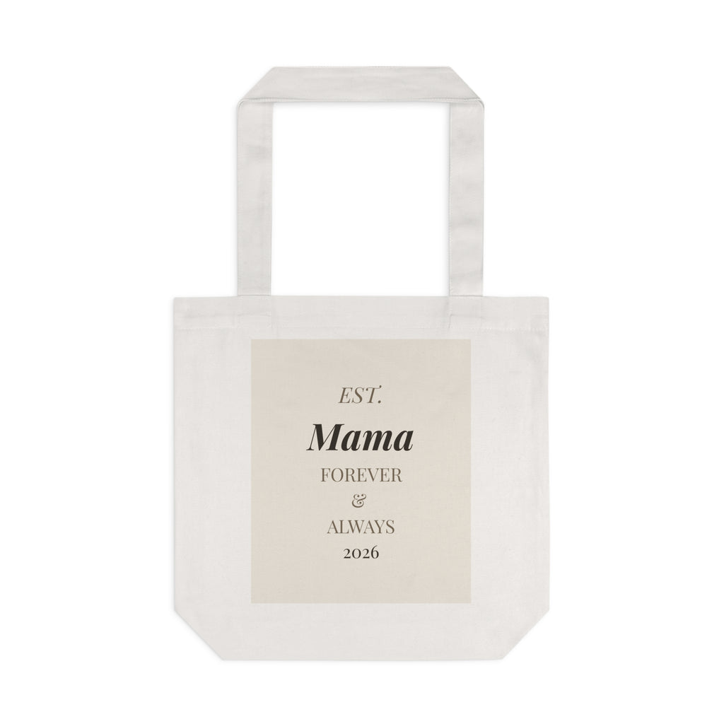 Mother's Day Tote Bag – "Est. MAMA" & "Soft Power" Cotton Tote | Baseline Apparel
