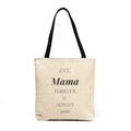 Mother's Day Woven Tote Bag – "Est. MAMA" & "Soft Power" | Baseline Apparel