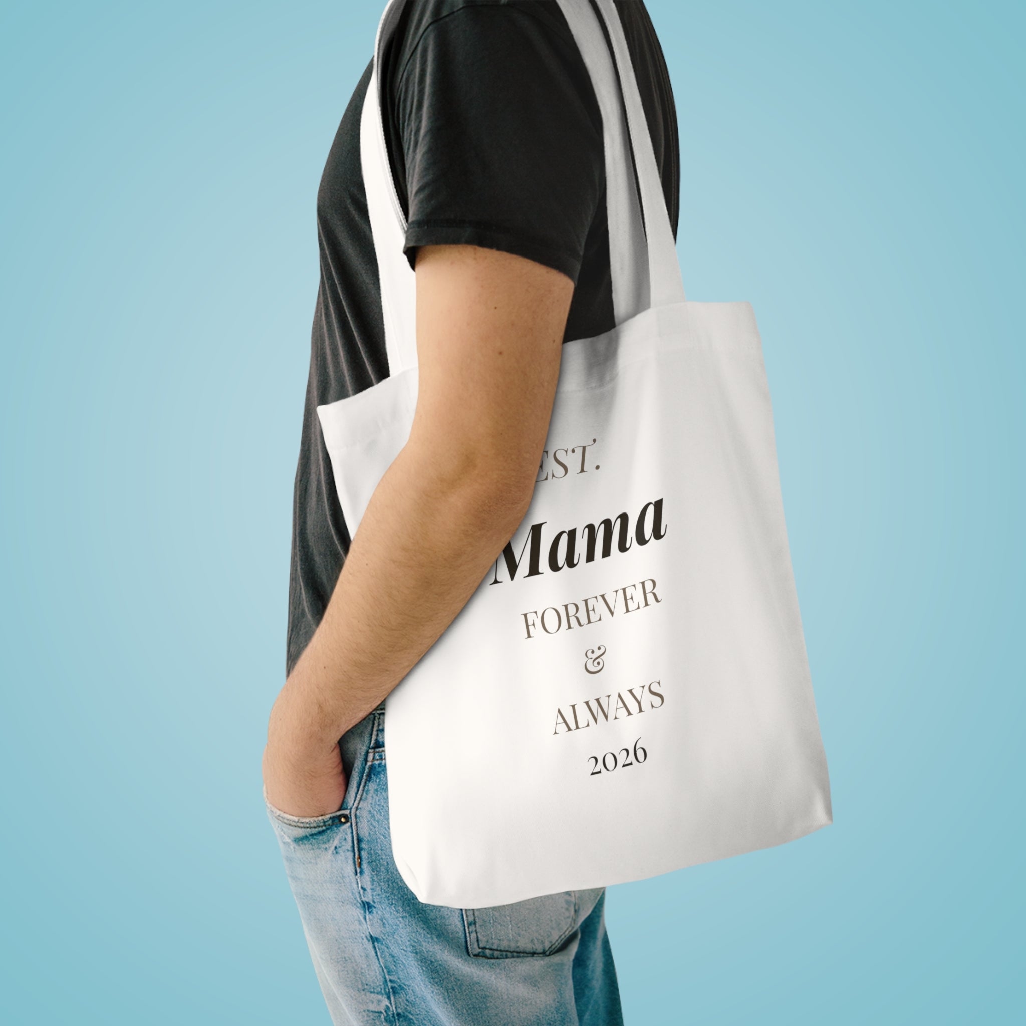 Working Mum Tote Bag – "Est. MAMA" & "Soft Power" | Cotton Tote | Baseline Apparel