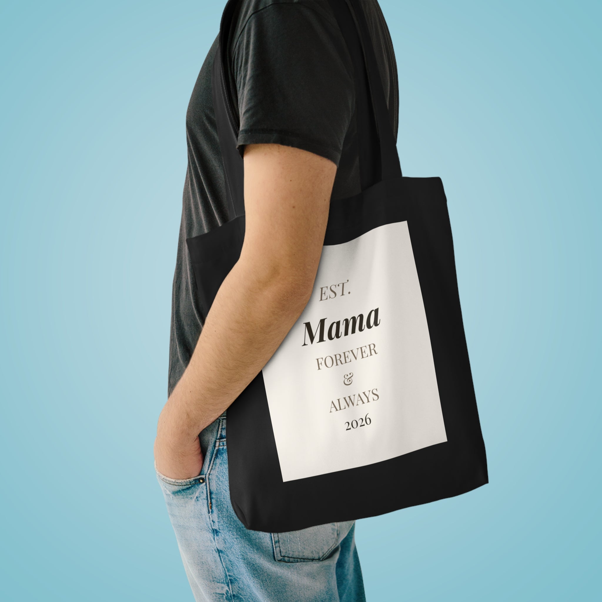 Mother's Day Tote Bag – "Est. MAMA" & "Soft Power" Cotton Tote | Baseline Apparel