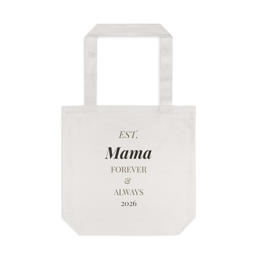 Mother's Day Gift Tote Bag – "Est. MAMA" & "Soft Power" Cotton Tote | Baseline Apparel