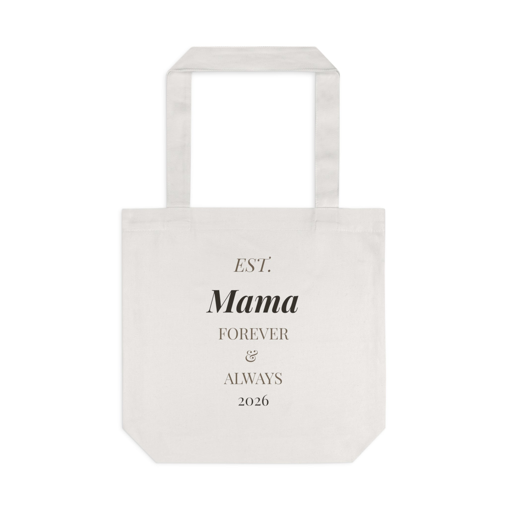 Mother's Day Gift Tote Bag – "Est. MAMA" & "Soft Power" Cotton Tote | Baseline Apparel